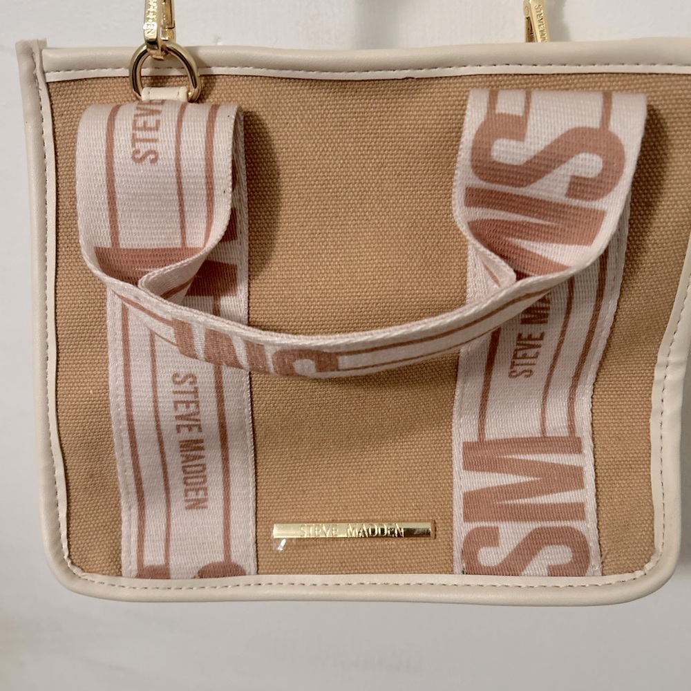 Steve Madden BWebber canvas crossbody bag